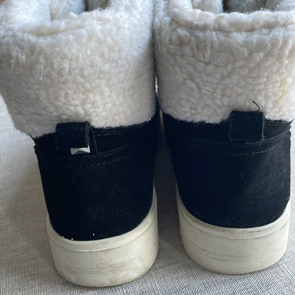 MARC FISHER BLACK DAIRE ANKLE BOOTIE / SNEAKERS size 10 - Picture 3 of 13